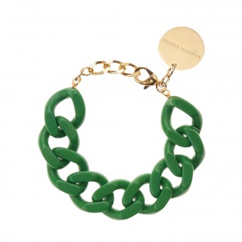 Armband "Flat Chain" VANESSA BARONI -grün- 