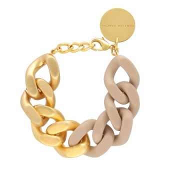 Armband "Great 2 Color" VANESSA BARONI -gold | beige- 