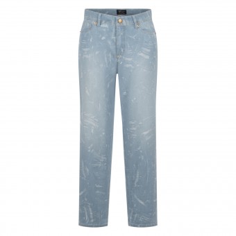 Jeans "Leyle" RAFFAELLO ROSSI Muster -810 hellblau- 