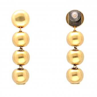 Ohrringe "Small Beads" VANESSA BARONI -gold- 