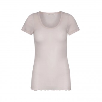 T-Shirt "Roseanna" SEAMLESS BASIC Baumwolle -sand- 