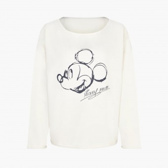 Sweater "Judi" JUVIA Mickey Mouse -230 ecru- 