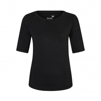 Shirt "Jette" JUVIA Slim Fit -110 schwarz- 